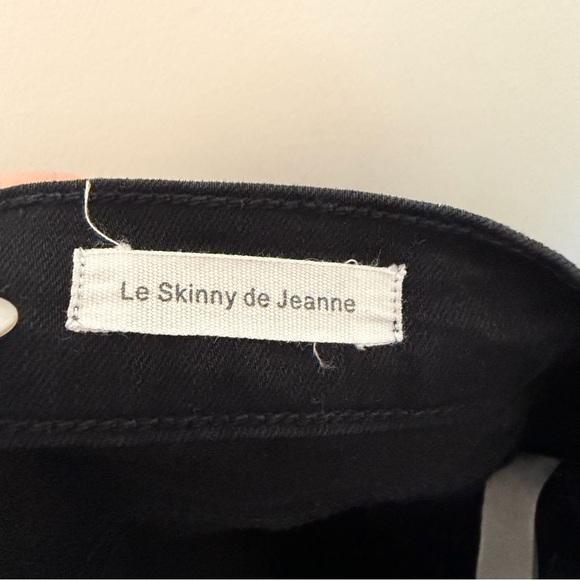 FRAME Le Skinny De Jeanne Skinny Jeans Black - Picture 5 of 7